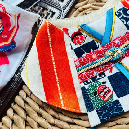 GDC0863 賀歲達摩和服圍巾