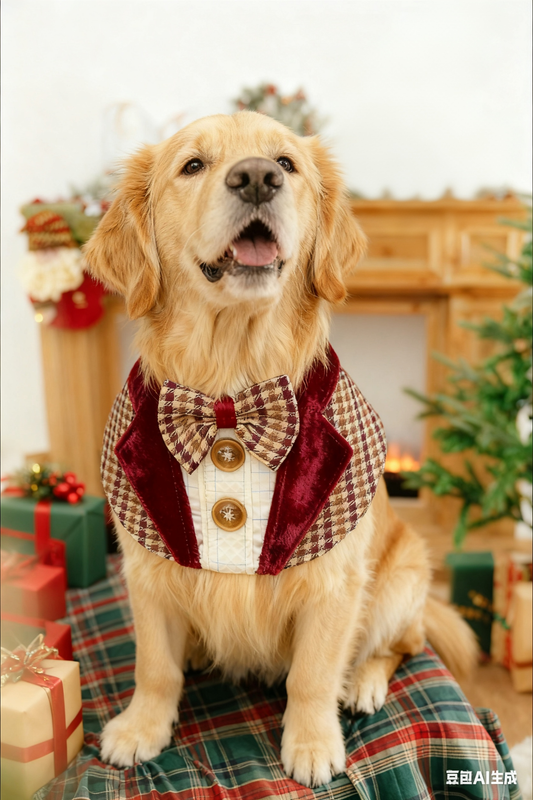 Vintage British Suit Scarf (Red)復古英倫西裝圍巾（紅色）