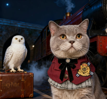 Harry Potter Campus Women's Scarf (Gray) 哈利波特校園女裝圍巾 (灰格)