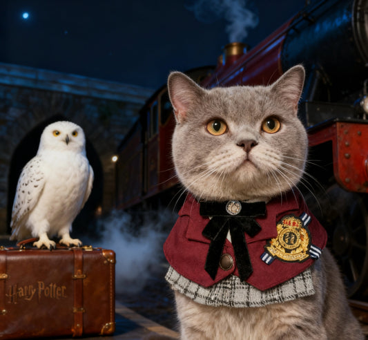 Harry Potter Campus Women's Scarf (Gray) 哈利波特校園女裝圍巾 (灰格)