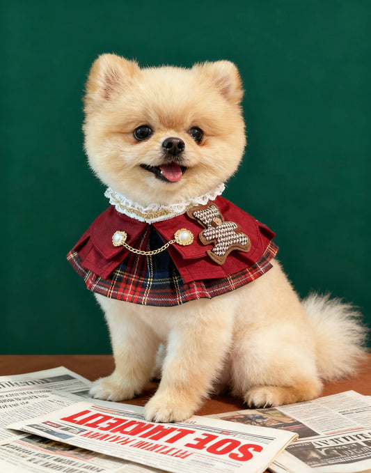 GDC0914 British Red Tartan Scarf