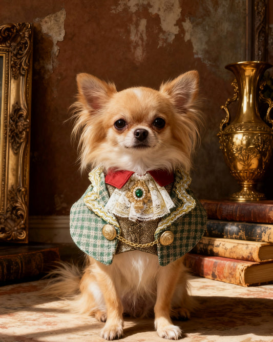 Emerald Houndstooth Ducal Scaft
 翡翠千鳥伯爵領巾