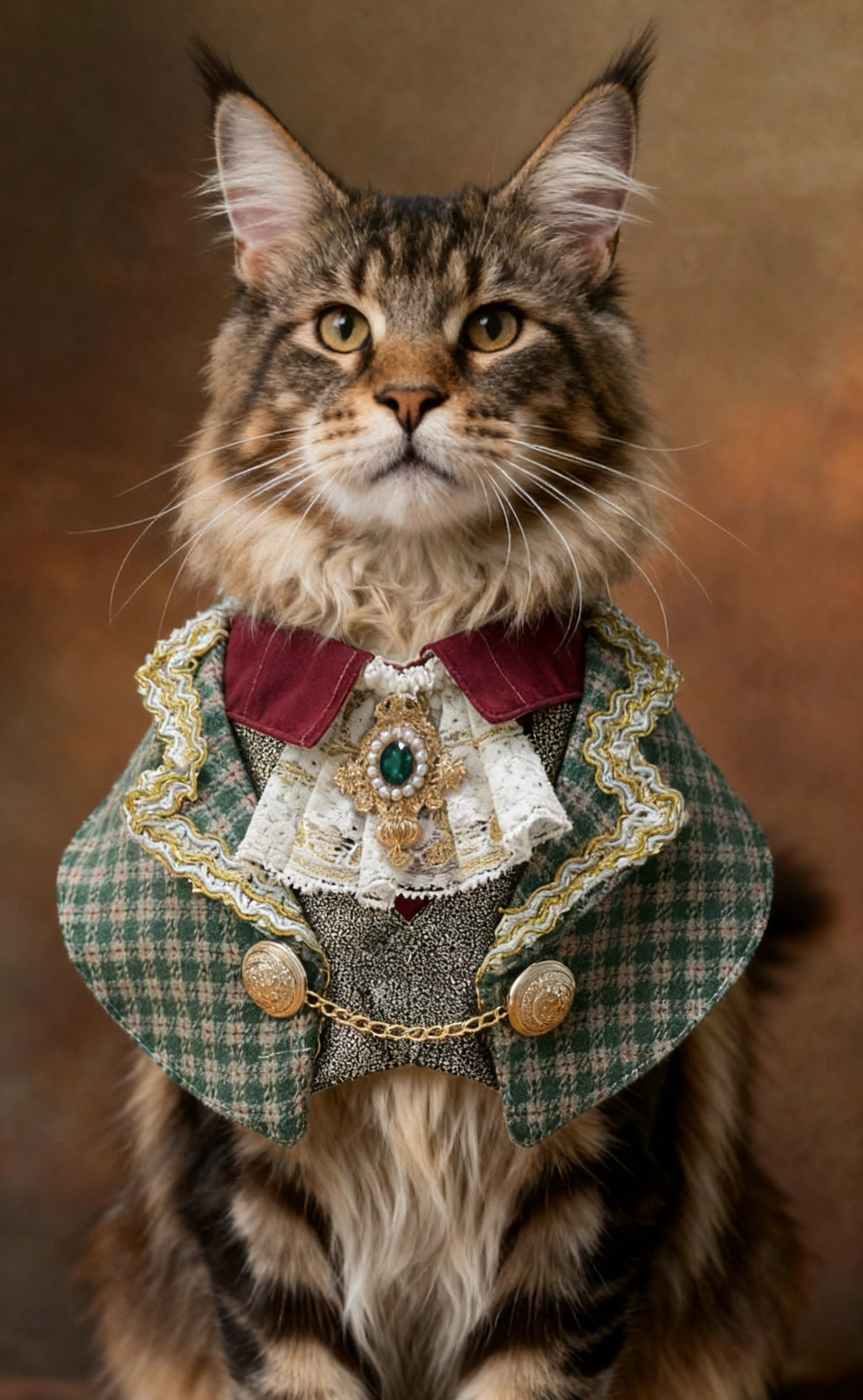 Emerald Houndstooth Ducal Scaft
 翡翠千鳥伯爵領巾