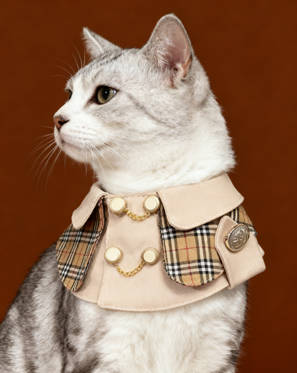 Classic Plaid Coat Scarf 經典卡其格乾濕褸圍巾