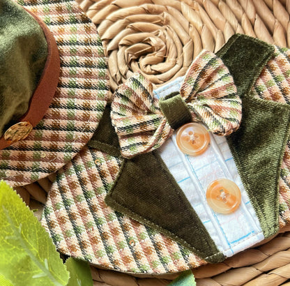 Vintage British Suit Scarf (Green) 復古英倫西裝圍巾（綠色）