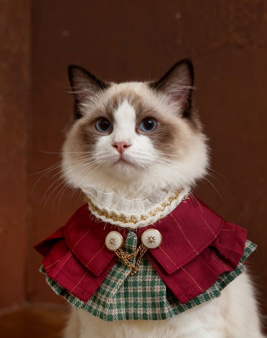 Emerald Houndstooth Countess Scaft 翡翠千鳥伯爵夫人領巾