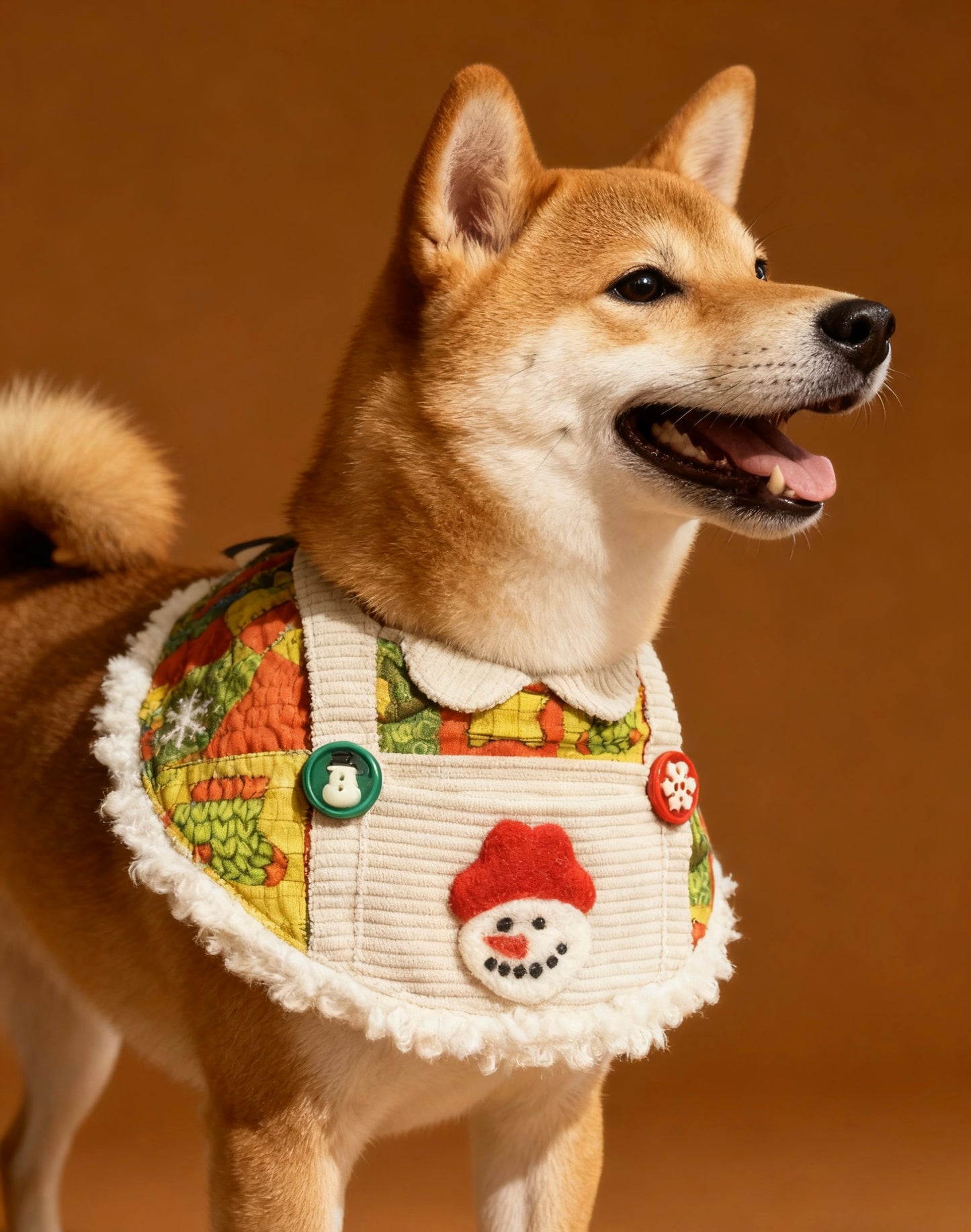 GDC0459 雪人工人褲圍巾