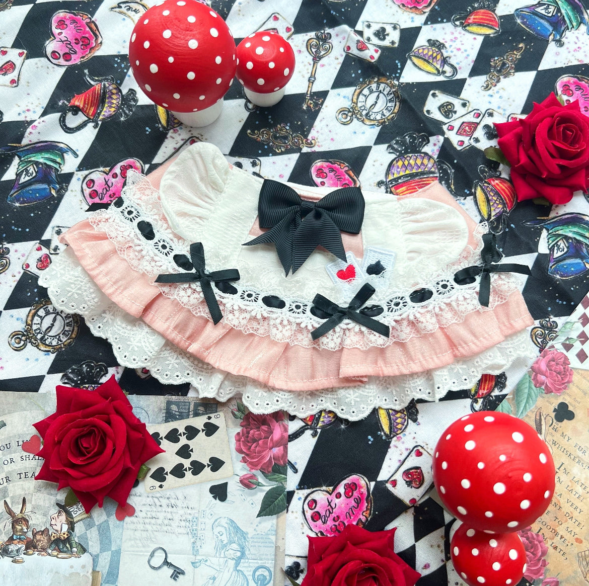 GDC0971 愛麗絲夢遊仙境裙（粉紅色）