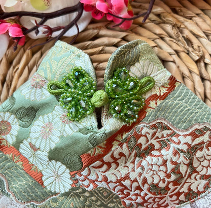 GDC0765 優雅蕾絲旗袍圍巾（翠綠色）