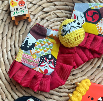 Wafu Dharma Scarf (Red) 和風達摩圍巾（紅色）