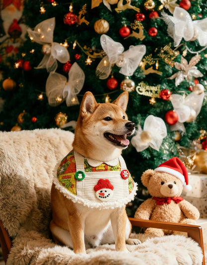 GDC0459 雪人工人褲圍巾