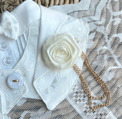 Classical White Attire Scarf 古典婚禮禮服圍巾