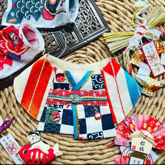 GDC0863 賀歲達摩和服圍巾