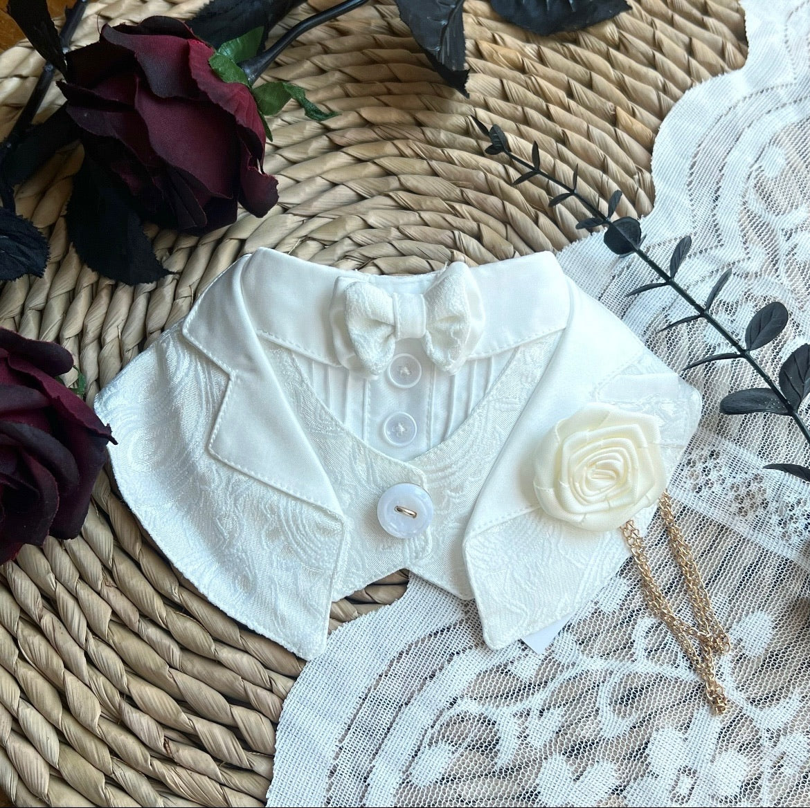 Classical White Attire Scarf 古典婚禮禮服圍巾