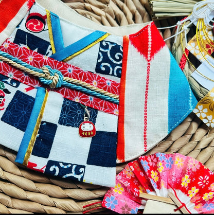 GDC0863 賀歲達摩和服圍巾