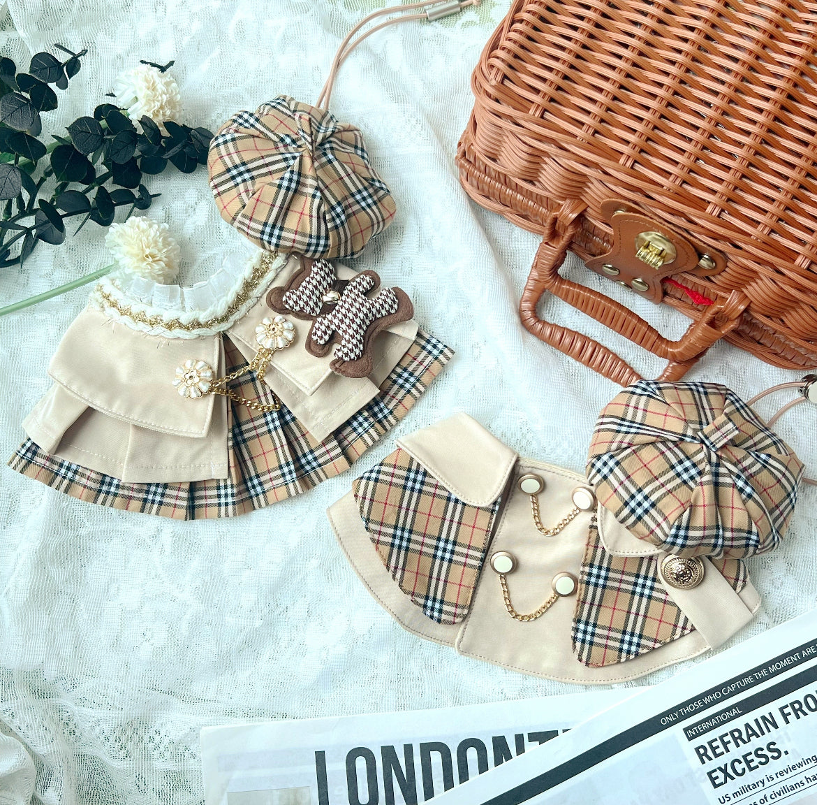 Classic Plaid Coat Scarf 經典卡其格乾濕褸圍巾