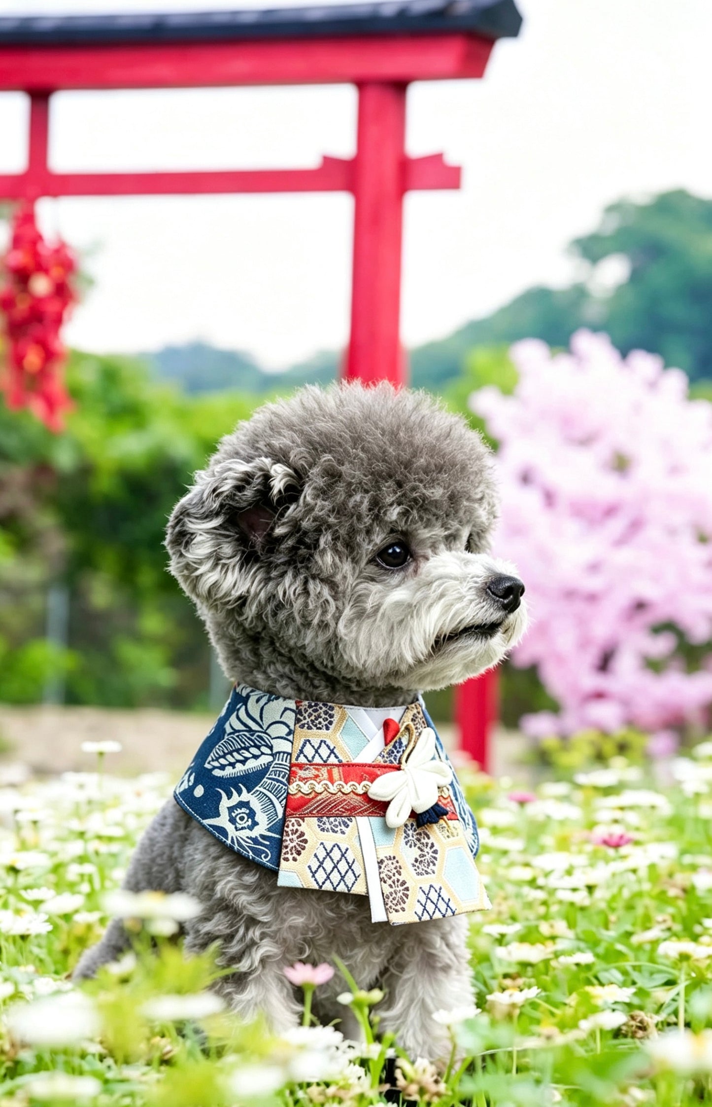 Lucky Crane Japanese Kimono Scarf
幸運鶴和服圍巾