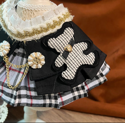 GDC0906 優雅天藍格女款圍巾