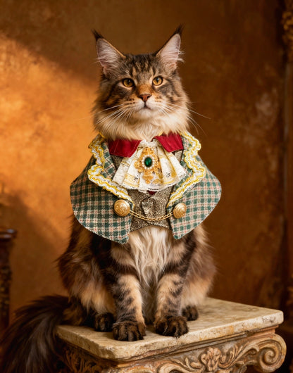 Emerald Houndstooth Ducal Scaft
 翡翠千鳥伯爵領巾