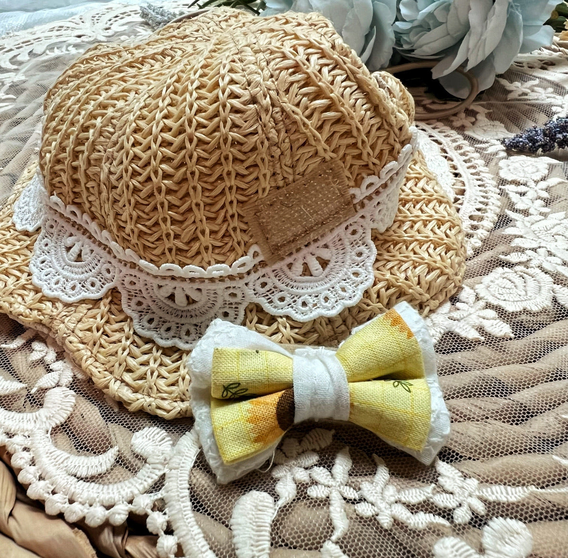 GDC0954 鈎織草帽（淺色）