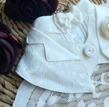 Classical White Attire Scarf 古典婚禮禮服圍巾