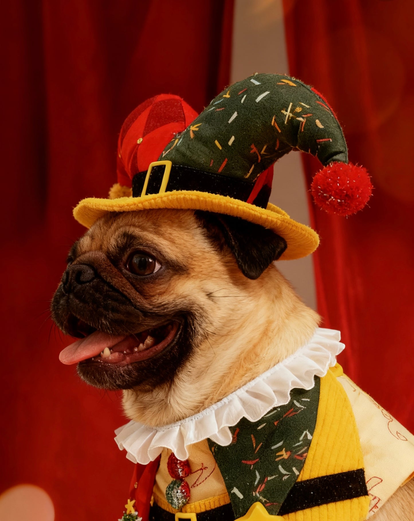 Christmas Joyous Clown Scarf 聖誕歡樂小丑圍巾