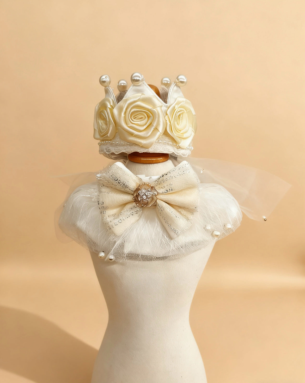 GDC0652 法式玫瑰花蕾絲圍巾