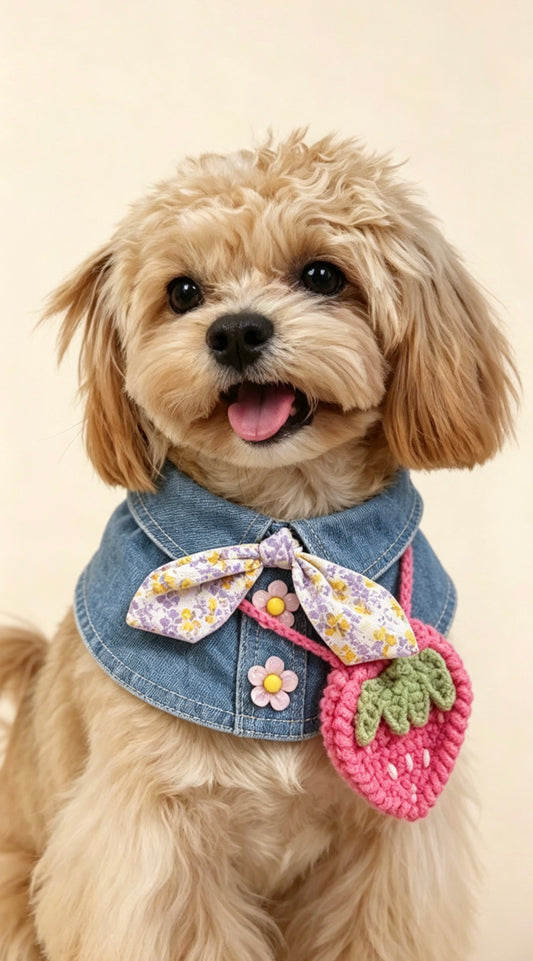 Denim Paisley Scarf product image 2 | GutsDogCom