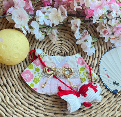 Japanese Cherry Blossom Lace Kimono Scarf 日本櫻花蕾絲和服領巾