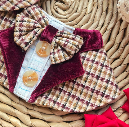 Vintage British Suit Scarf (Red)復古英倫西裝圍巾（紅色）