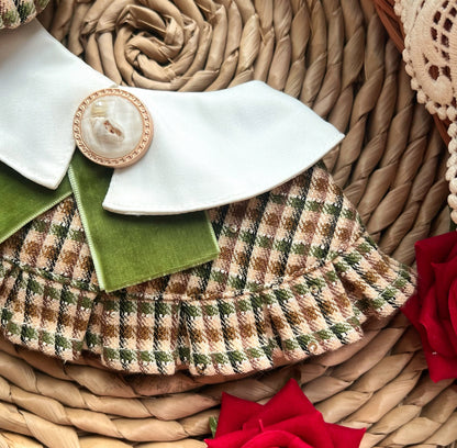 Women Vintage British Scarf (Green) 復古英倫女裝圍巾（綠色）