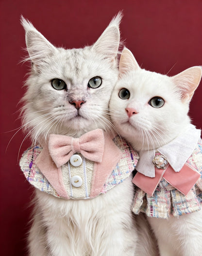 GDC0984 粉紅山茶花小香風圍巾