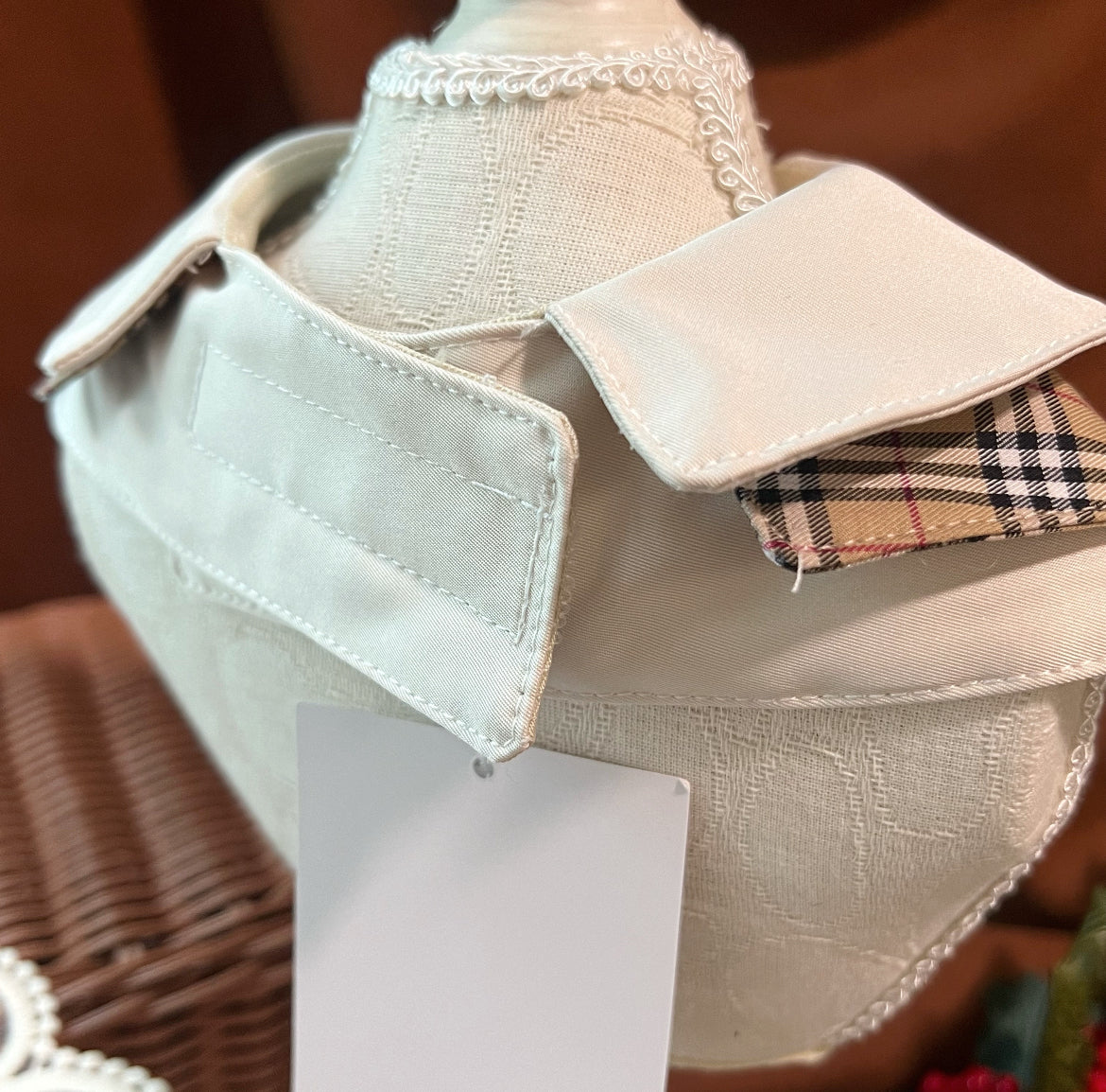 Classic Plaid Coat Scarf 經典卡其格乾濕褸圍巾