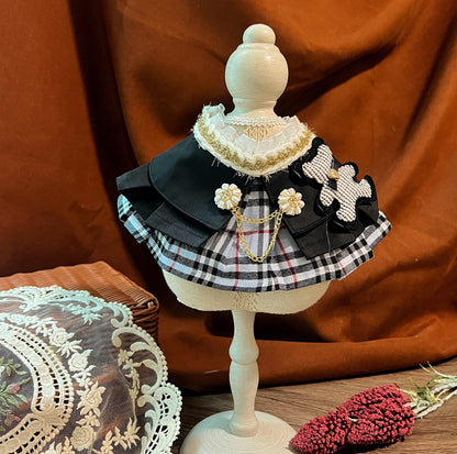 GDC0906 優雅天藍格女款圍巾