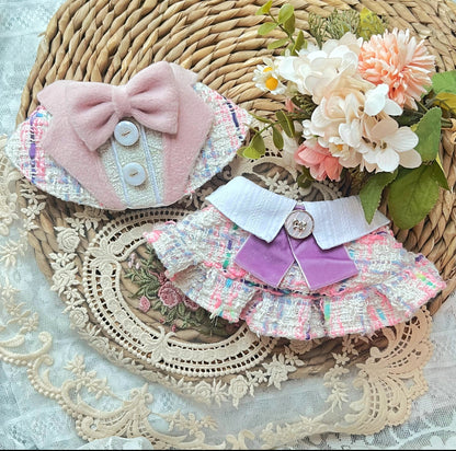 GDC0984 粉紅山茶花小香風圍巾