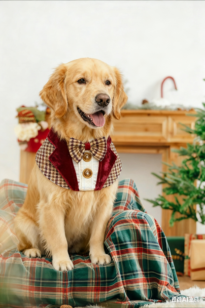 Vintage British Suit Scarf (Red)復古英倫西裝圍巾（紅色）