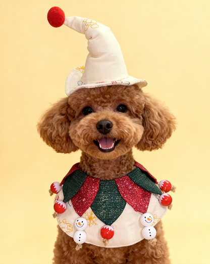 Christmas Forest Elf Scaft 聖誕森林小精靈圍巾