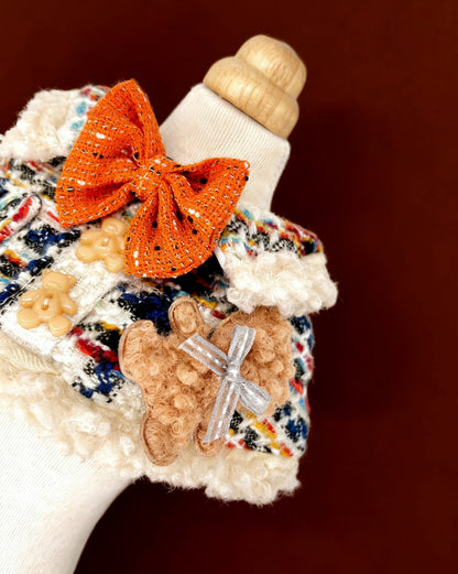 GDC0551 彩格粗毛熊仔恤衫