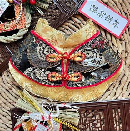 Golden Dragon Robe Scarf 黃金龍袍圍巾