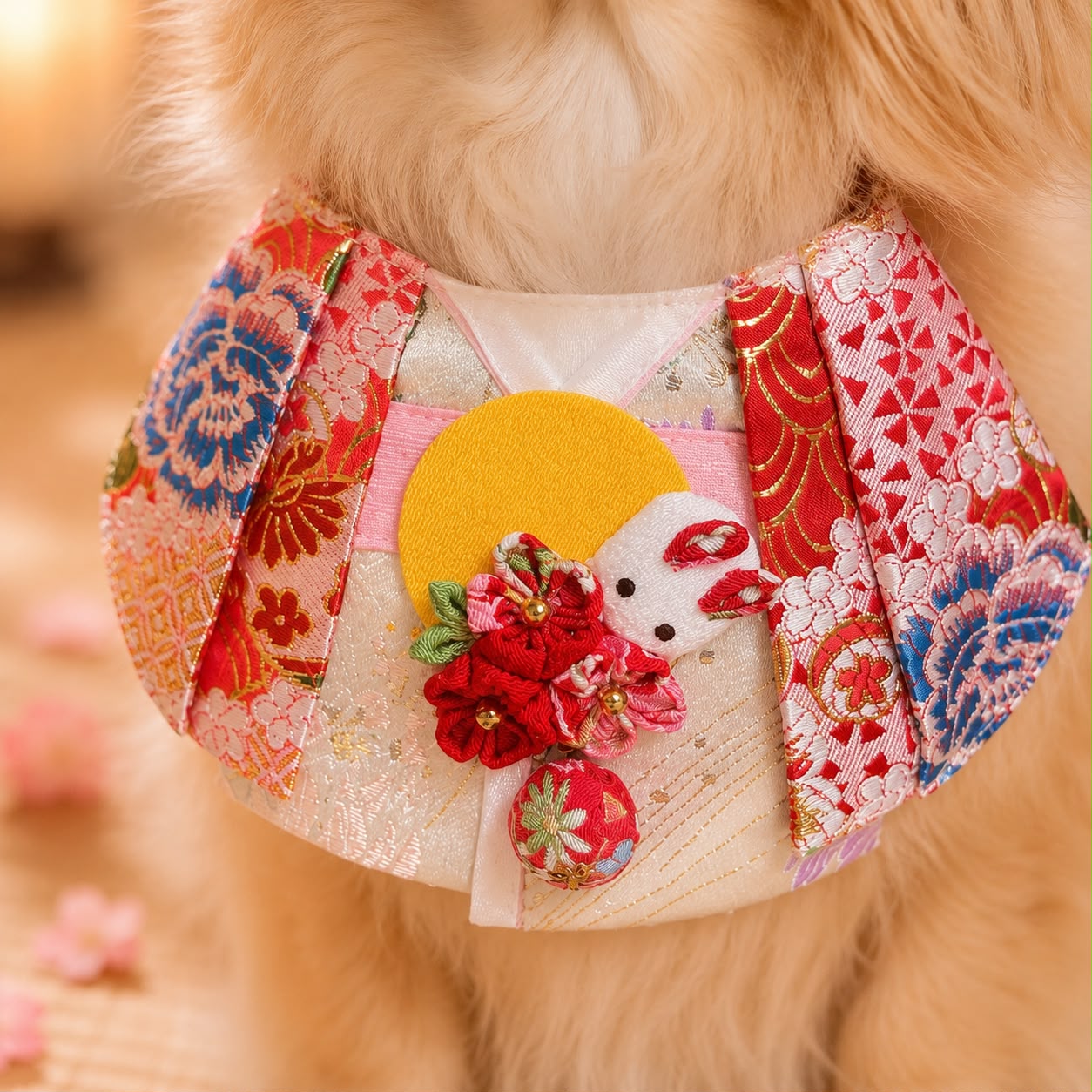 Tsukimi Bunny Kimono Scarf