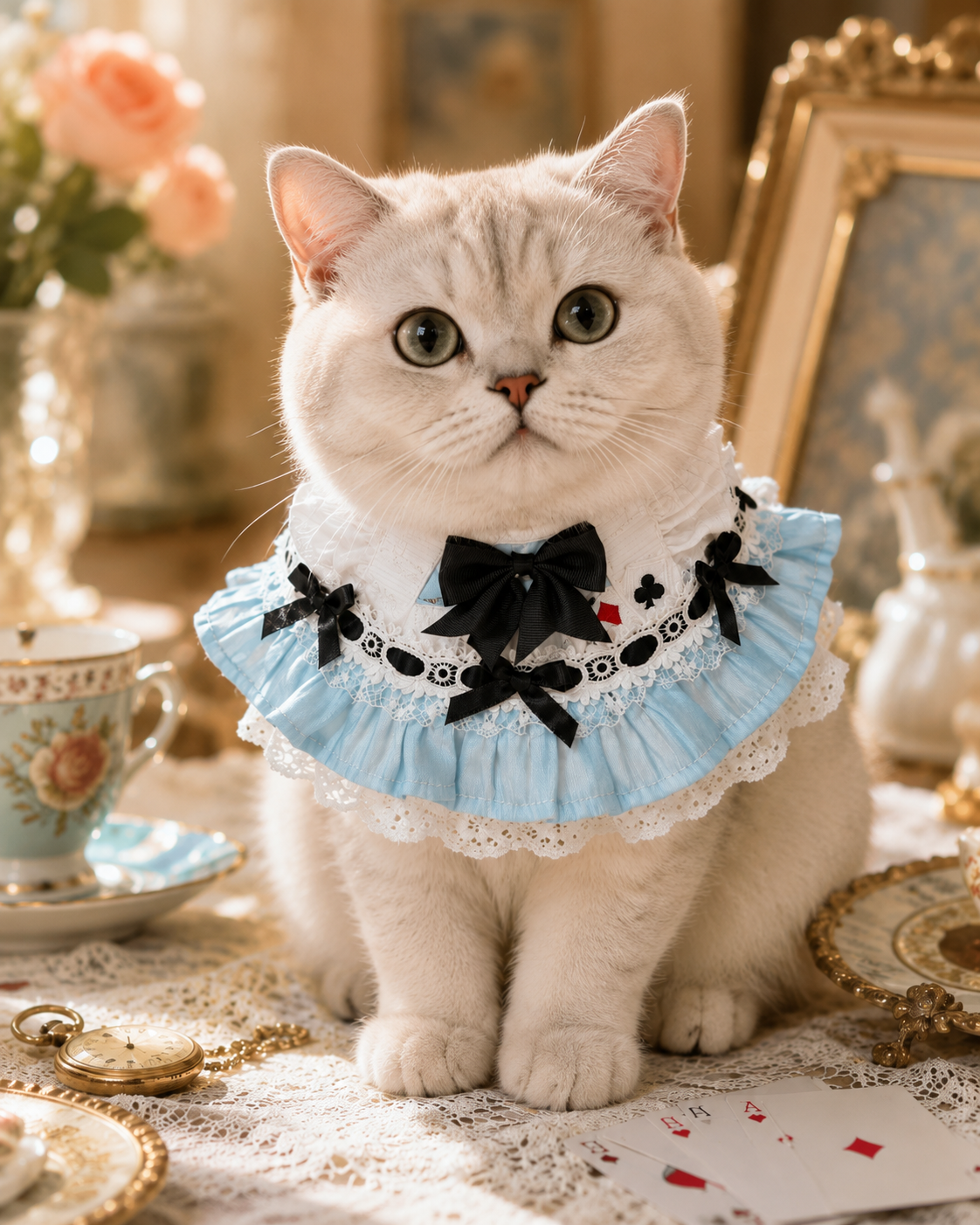 Alice's Azure Dream Collar Scarf 愛麗絲的湛藍夢領巾