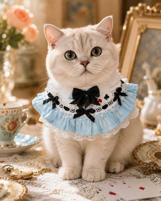 Alice's Azure Dream Collar Scarf 愛麗絲的湛藍夢領巾