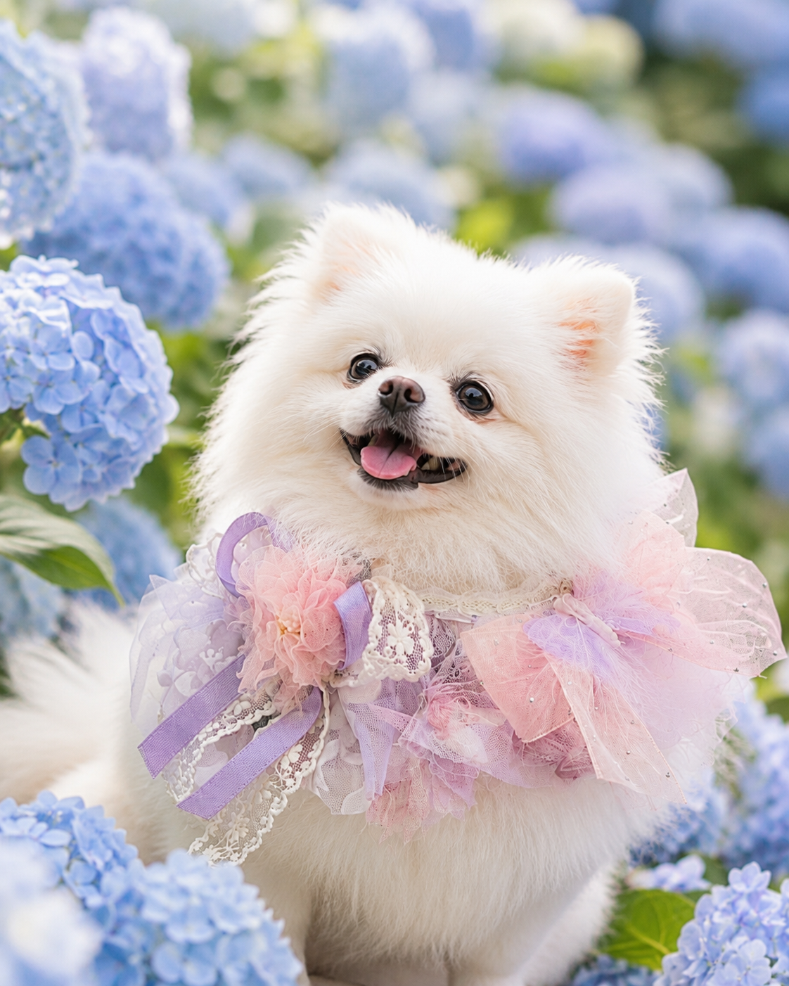Spring Lavender Fairy Pet Scarf