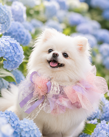 Spring Lavender Fairy Pet Scarf