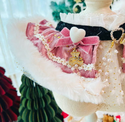 Christmas Gala Ball Scarf (Pink) 聖誕華麗舞會圍巾（粉紅色）