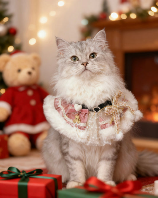 Christmas Gala Ball Scarf (Pink) 聖誕華麗舞會圍巾（粉紅色）