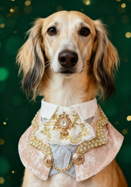 Royal Earl Scarf (Champagne Gold) product image 2 | GutsDogCom