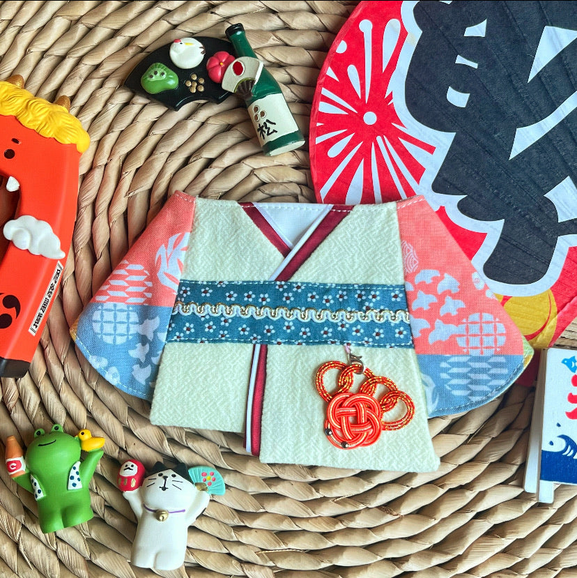 GDC0614 夏日祭典和服圍巾（金魚水引）