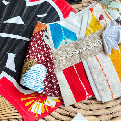 GDC0537 幸運鶴和服圍巾（竹節布）