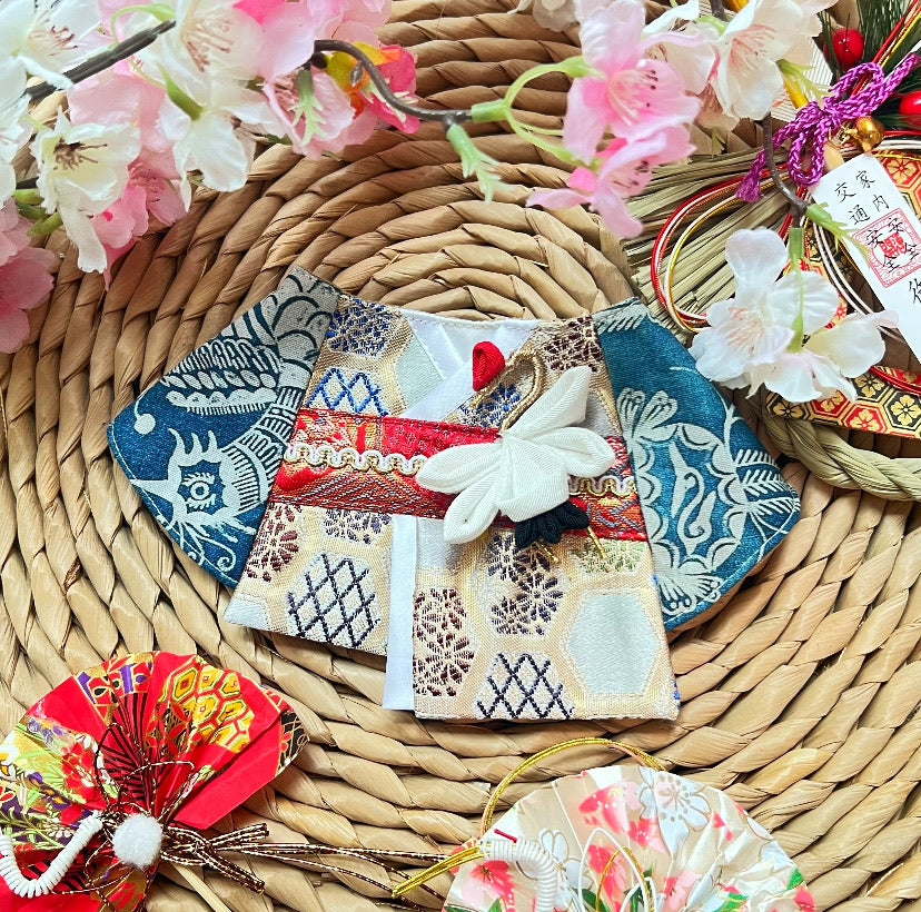 GDC0518 幸運鶴和服圍巾